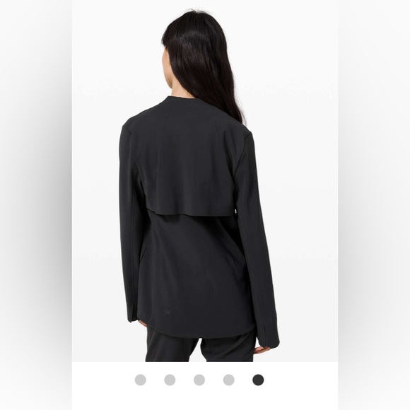 Lululemon Between Places Blazer on the move jacket black NWT 8 - Picture 3 of 10